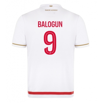 AS Monaco Folarin Balogun #9 Maglia Gara Casa Repliche 2025-26 Maniche Corte